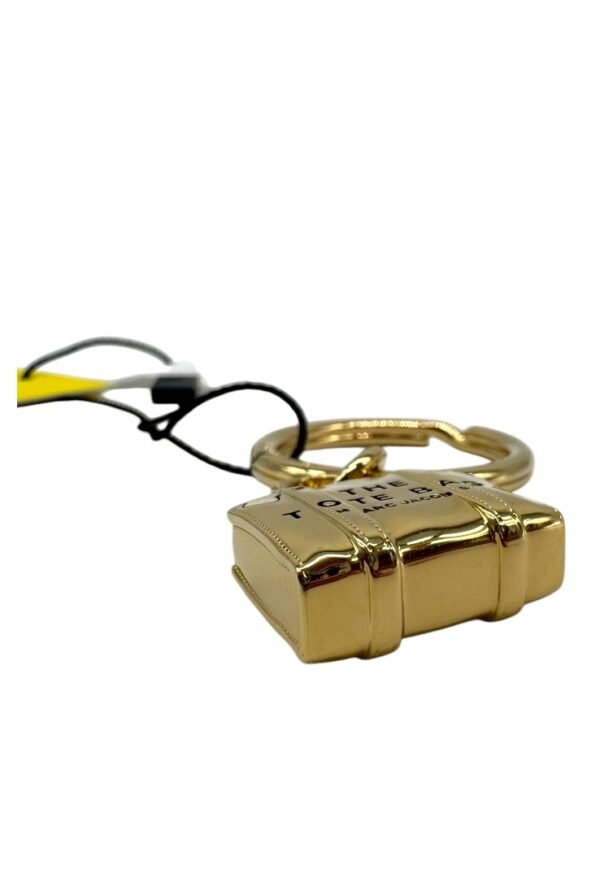 MAR JACOBS - KEYCHAIN GOLD TOTE BAG - Image 5